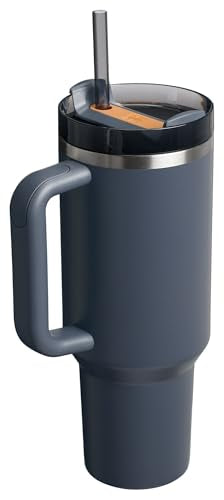 Stanley Quencher H2.0 Tumbler with Handle and Straw 30 oz | Flowstate 3-Position Lid | Cup Holder Compatible for Travel | Insulated Stainless Steel Cup | BPA-Free | Cherry Blossom