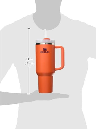Stanley Quencher H2.0 Tumbler with Handle and Straw 30 oz | Flowstate 3-Position Lid | Cup Holder Compatible for Travel | Insulated Stainless Steel Cup | BPA-Free | Cherry Blossom