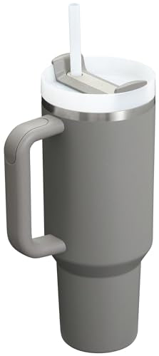 Stanley Quencher H2.0 Tumbler with Handle and Straw 30 oz | Flowstate 3-Position Lid | Cup Holder Compatible for Travel | Insulated Stainless Steel Cup | BPA-Free | Cherry Blossom