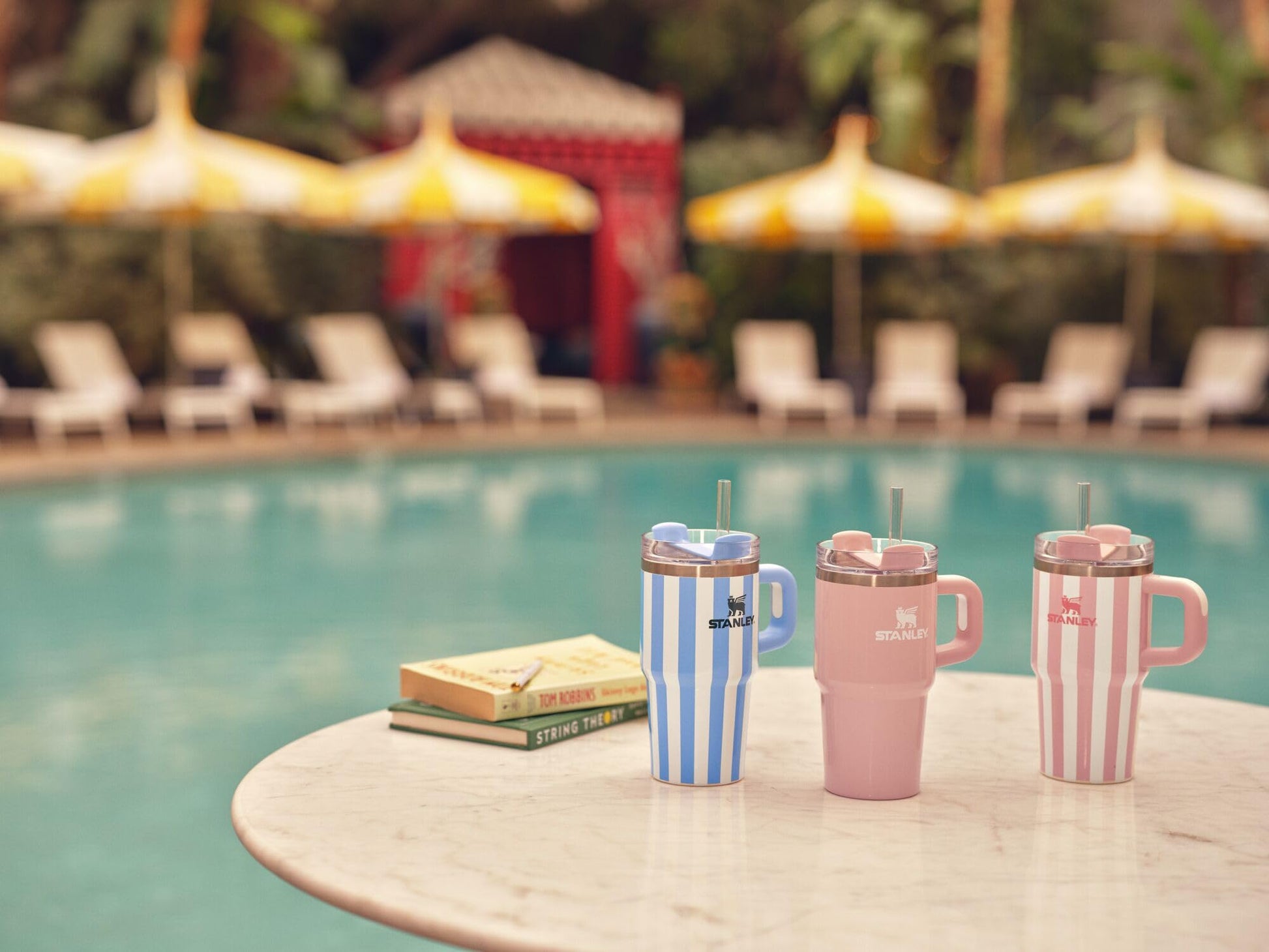 Stanley Quencher H2.0 Tumbler with Handle and Straw 30 oz | Flowstate 3-Position Lid | Cup Holder Compatible for Travel | Insulated Stainless Steel Cup | BPA-Free | Cherry Blossom