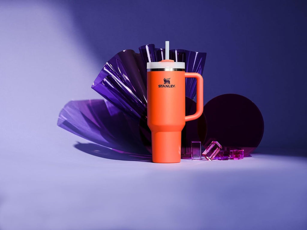 Stanley Quencher H2.0 Tumbler with Handle and Straw 30 oz | Flowstate 3-Position Lid | Cup Holder Compatible for Travel | Insulated Stainless Steel Cup | BPA-Free | Cherry Blossom