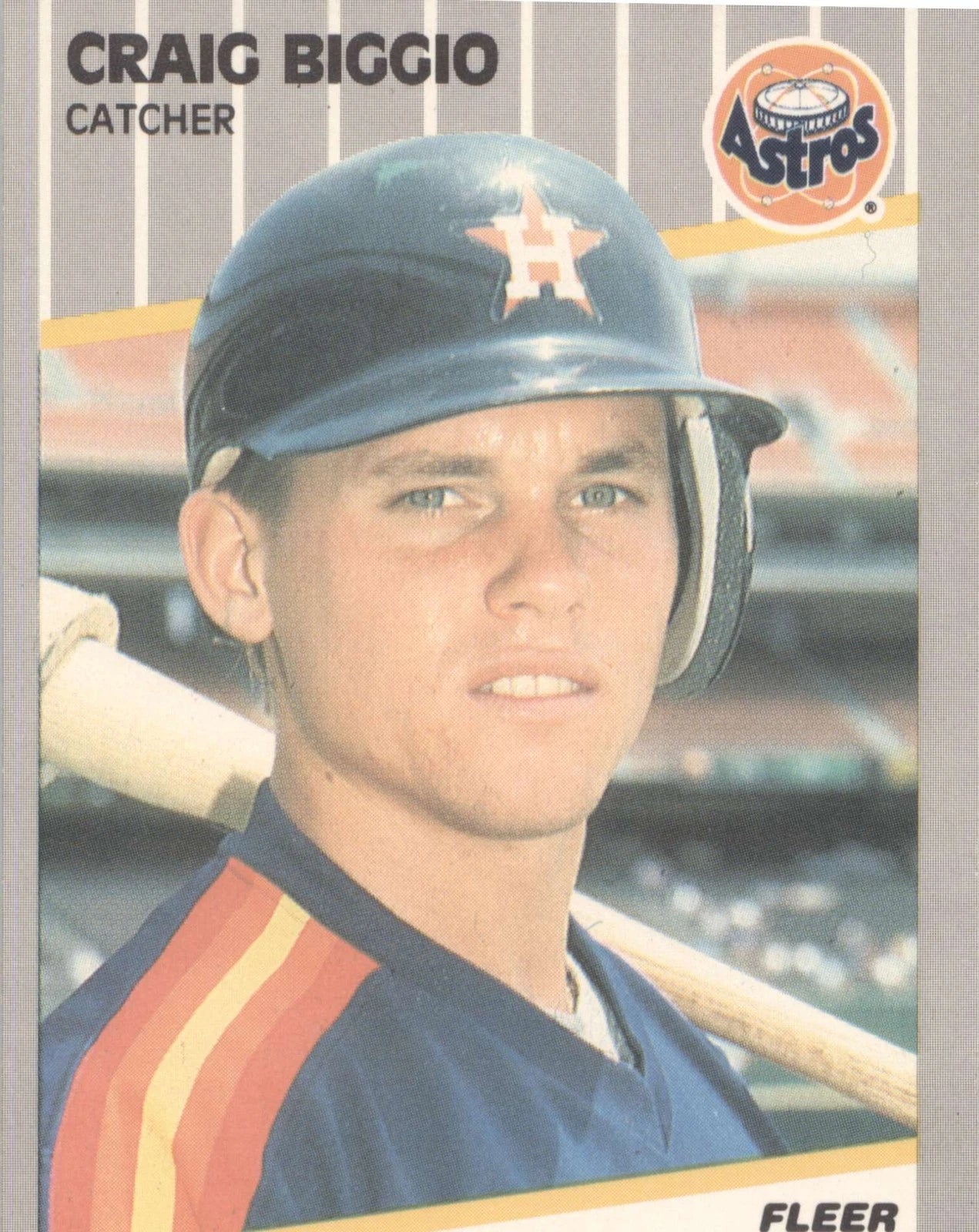1989 Fleer #353 Craig Biggio Rookie Card