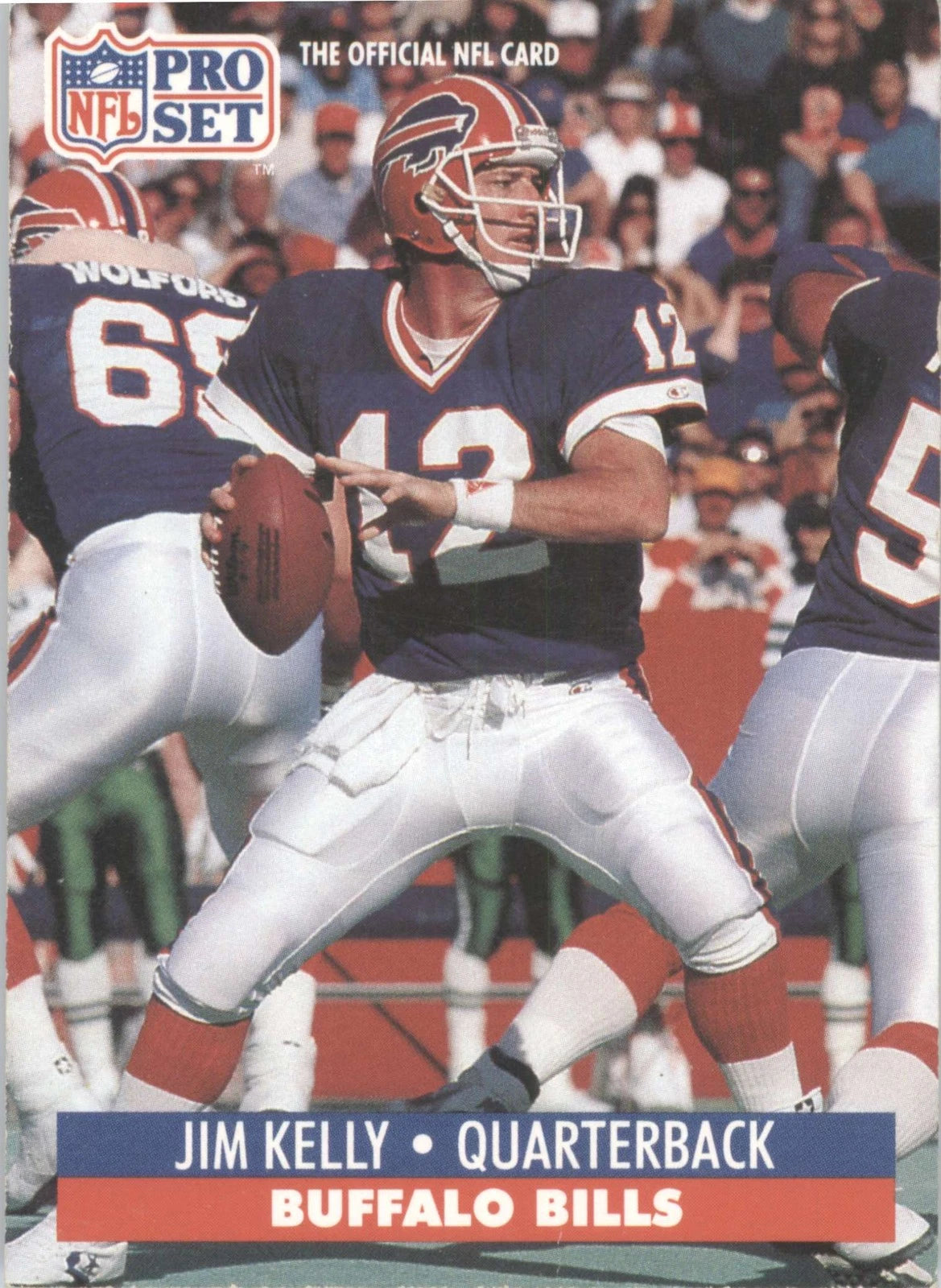 1991 Pro Set #78b Jim Kelly