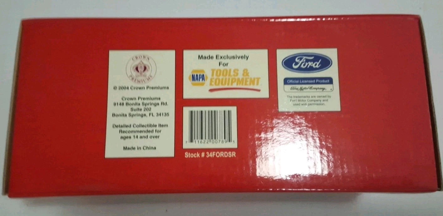 1934 Ford Coupe Street Rod Napa Car Bank NEW SEALED