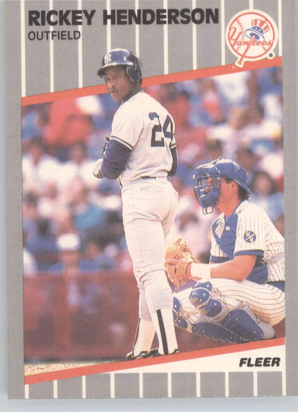 1989 Fleer #254 Rickey Henderson
