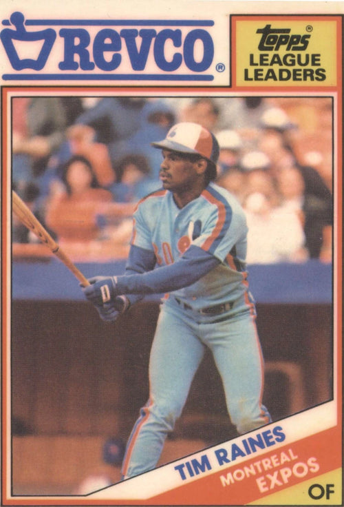 1988 Topps Revco League Leaders #5 Tim Raines